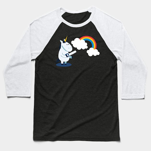 rainbow Baseball T-Shirt by Tollivertees